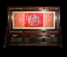 真金孔雀羽大团龙